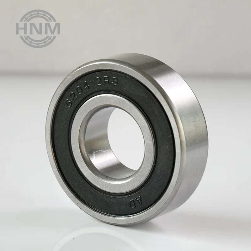 6204 2RS errenkada bakarreko zirrikitu sakoneko errodamenduak